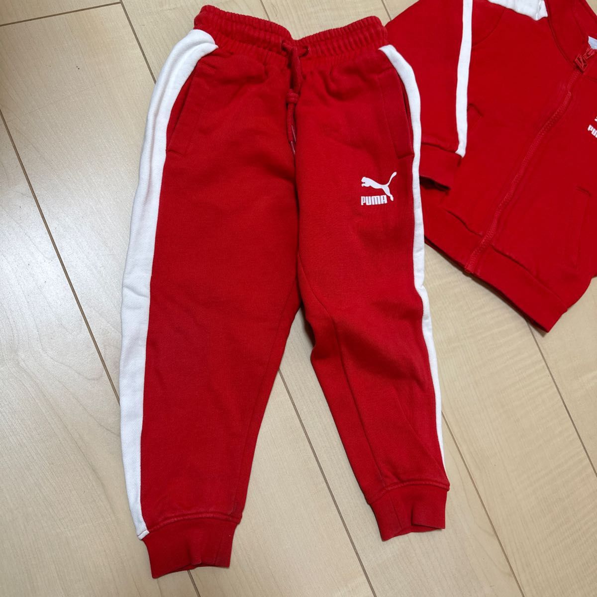 プマ　puma 男の子用　ジャケットセット　厚手 秋 上下セット　110cm