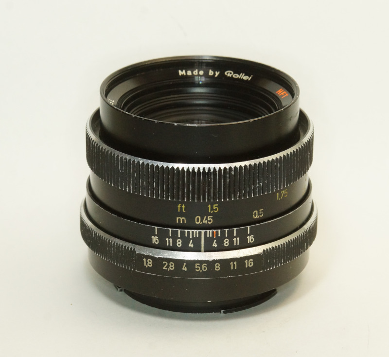 ドイツブランド Rollei Planar 1.8/50 HFT QBM 12N-630 中期型 マルチコート プラナー zeiss設計_画像2