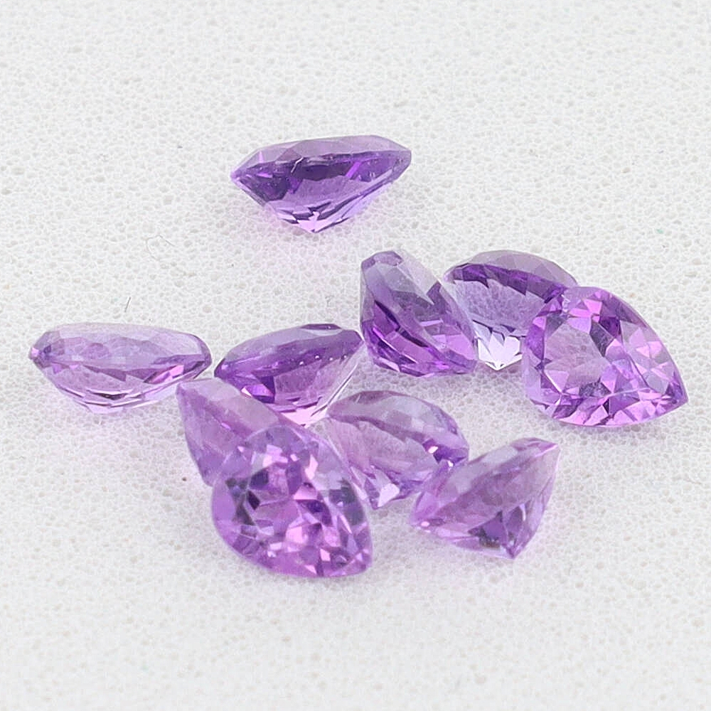 アメジスト（規格サイズPC4×3）1.35ct/10PC 【W-297】_画像4