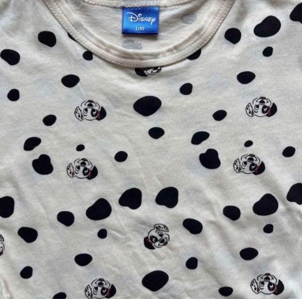 【Disney】ディズニー プーさん☆101匹わんちゃん セットアップ パジャマ Tシャツ ハーフパンツ キャラクター100