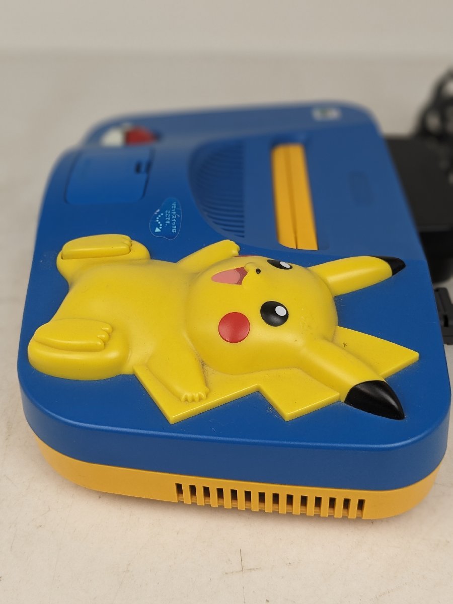 【動作確認済】 Nintendo 任天堂 Nintendo64 NUS-101 Pikachu ピカチュウ ゲーム機 本体 レトロ / 80 (SG014435D)の画像7