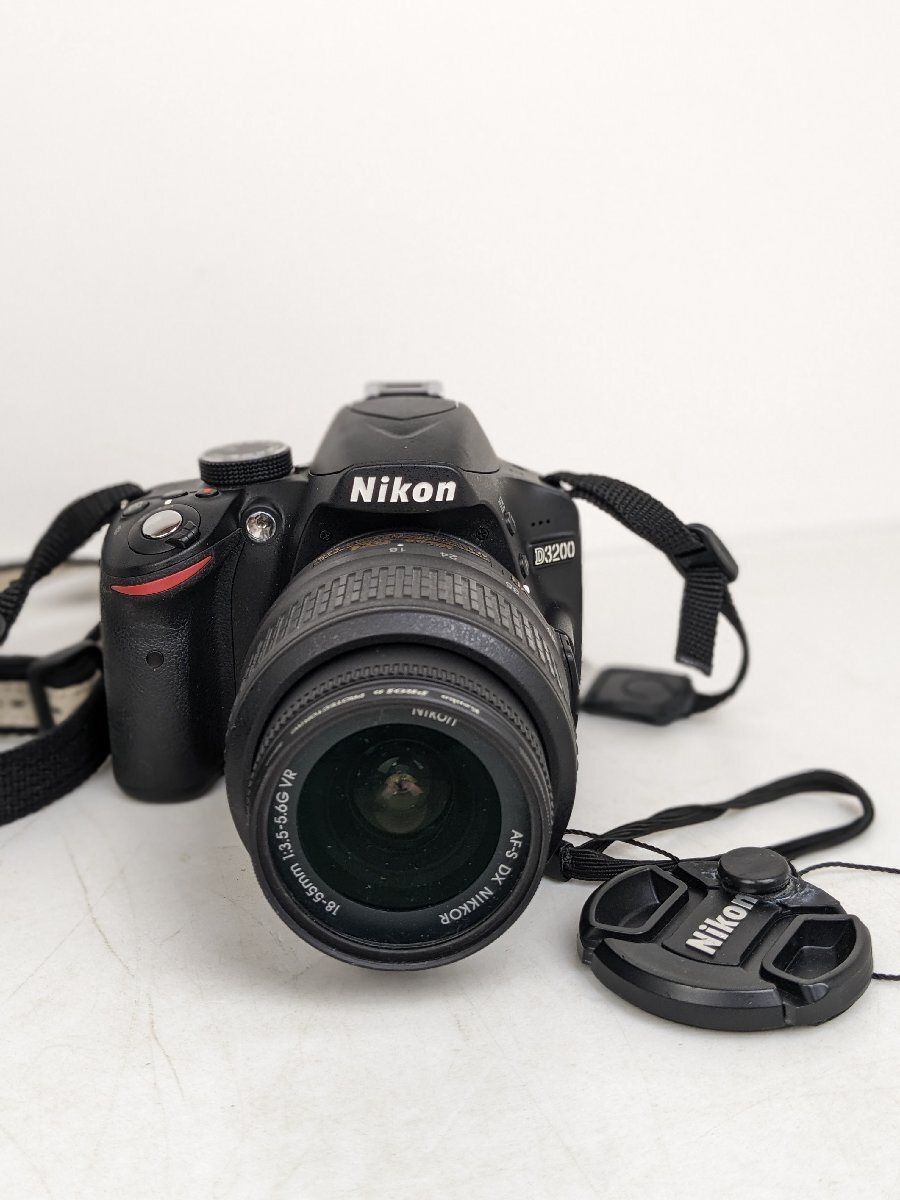 【動作確認済】 ニコン Nikon D3200 AF-S DX 18-55mm 55-200mm カメラ レンズセット / 100 (KSAW014732)_画像2