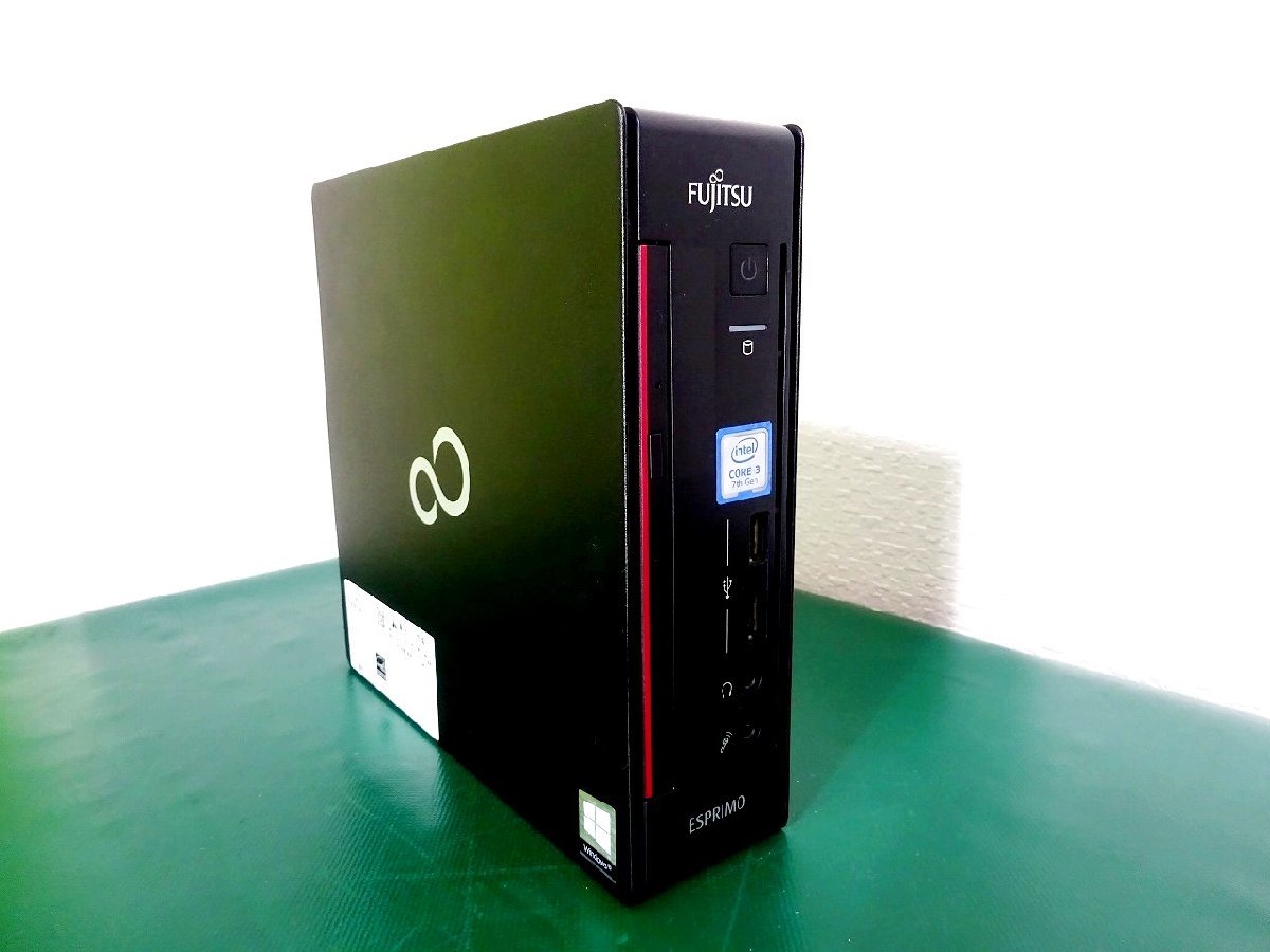 【埼玉発送】【動作確認済】FUJITSU / ESPRIMO Q556/R / Intel(R) Core(TM)i3-7100T CPU@3.40GHz 3.41GHz / 8GB / HDD500GB / Windows11Pro_画像2