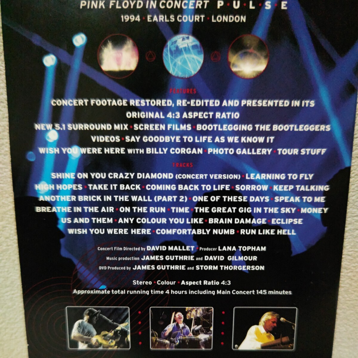 PINK FLOYD/PULSE in Concert 輸入盤DVD 2枚組 ピンク・フロイド デヴィッド・ギルモア ニック・メイソン_画像6