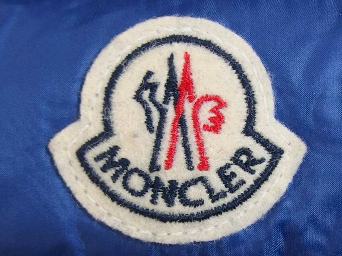 ☆MONCLER LIANE GILET ダウン ベスト インナーダウン ジレ ブルー 青 レディース 1（Mサイズ程度）収納袋・替えボタン付き モンクレール_画像5