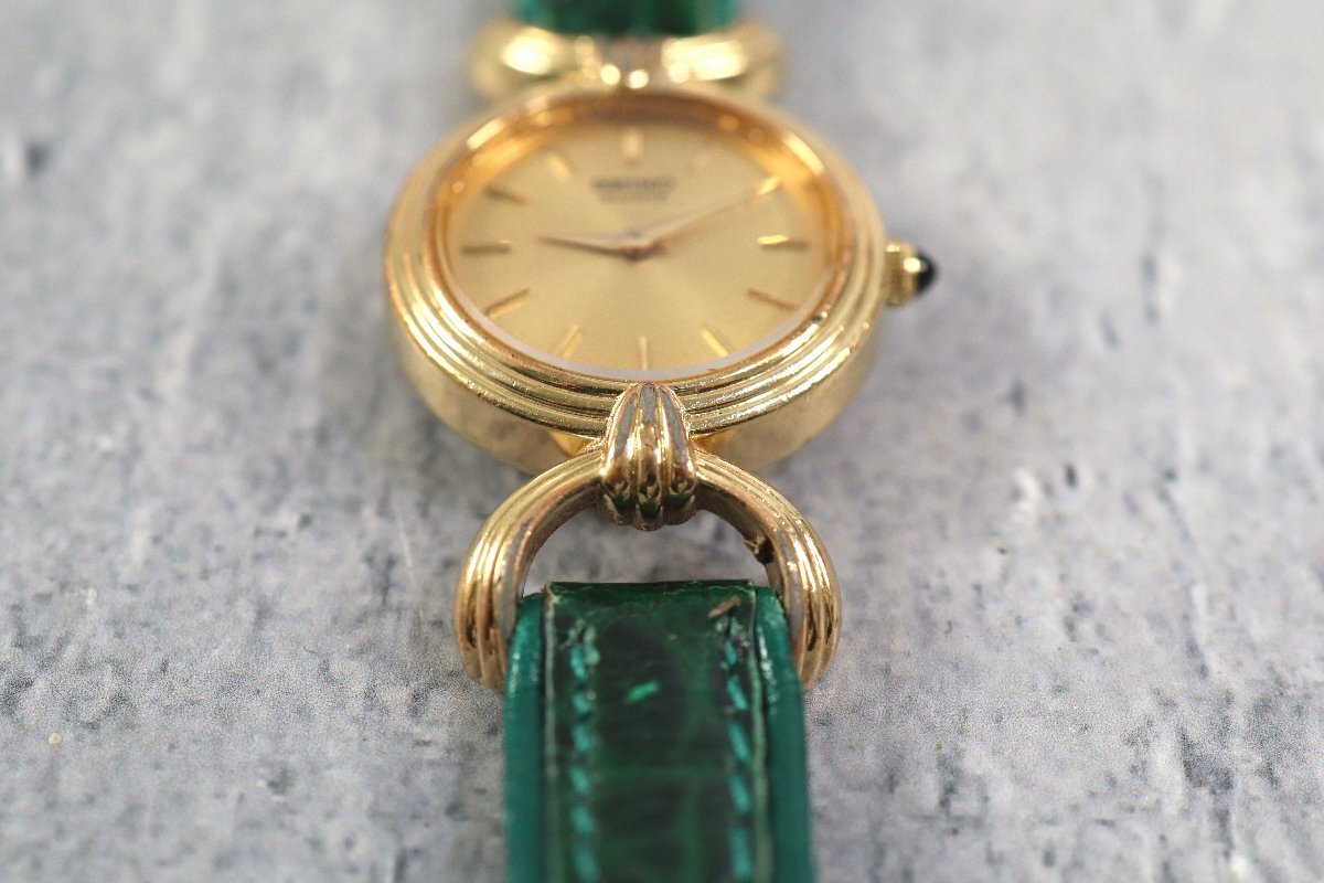 SEIKO セイコー ASGP 2針 2320-0080 ゴールドカラー文字盤 クオーツ レディース 腕時計 時計_画像4