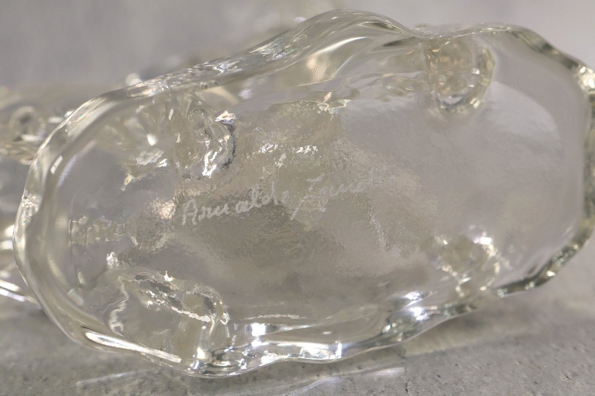 馬 ウマ 置物 オブジェ 飾物 クリスタルガラス 午 ガラス 置き物 動物の画像8