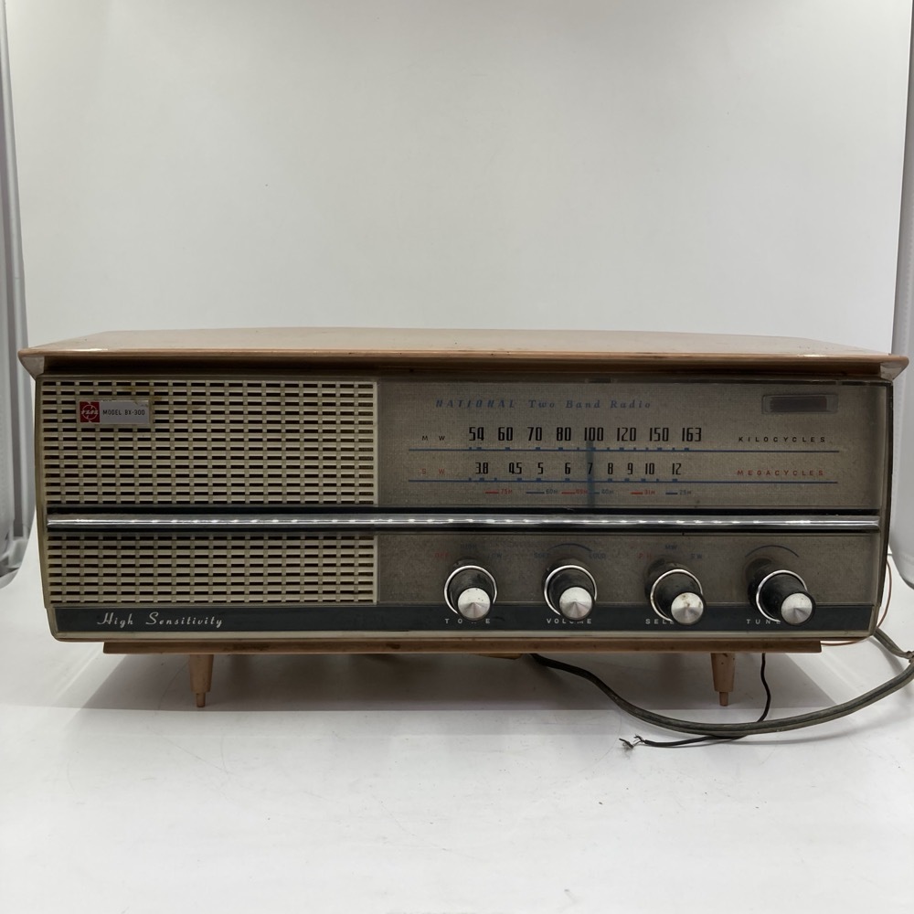 ナショナル真空管ラジオ National Two Band Radio BX-300 ★K1255Z