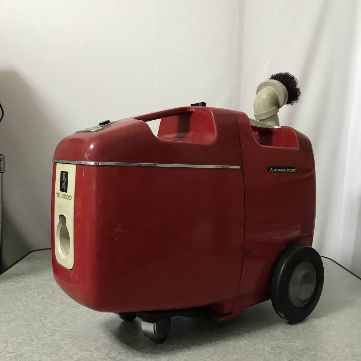  one part parts less Mitsubishi vacuum cleaner TC-2200 manner god Showa Retro at that time goods electrification has confirmed *K1190Z