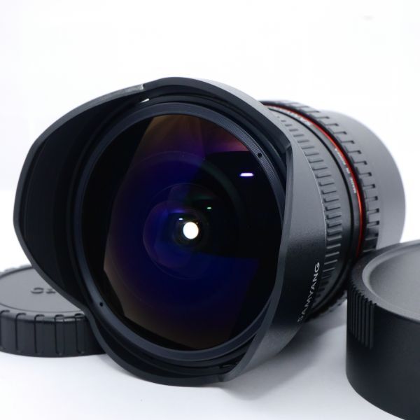 ☆新品級・完動☆SAMYANG 12mm F2.8 ED AS NCS FISH-EYE EOS-Mマウント サムヤン フィッシュアイ 魚眼レンズ☆保証付☆K823