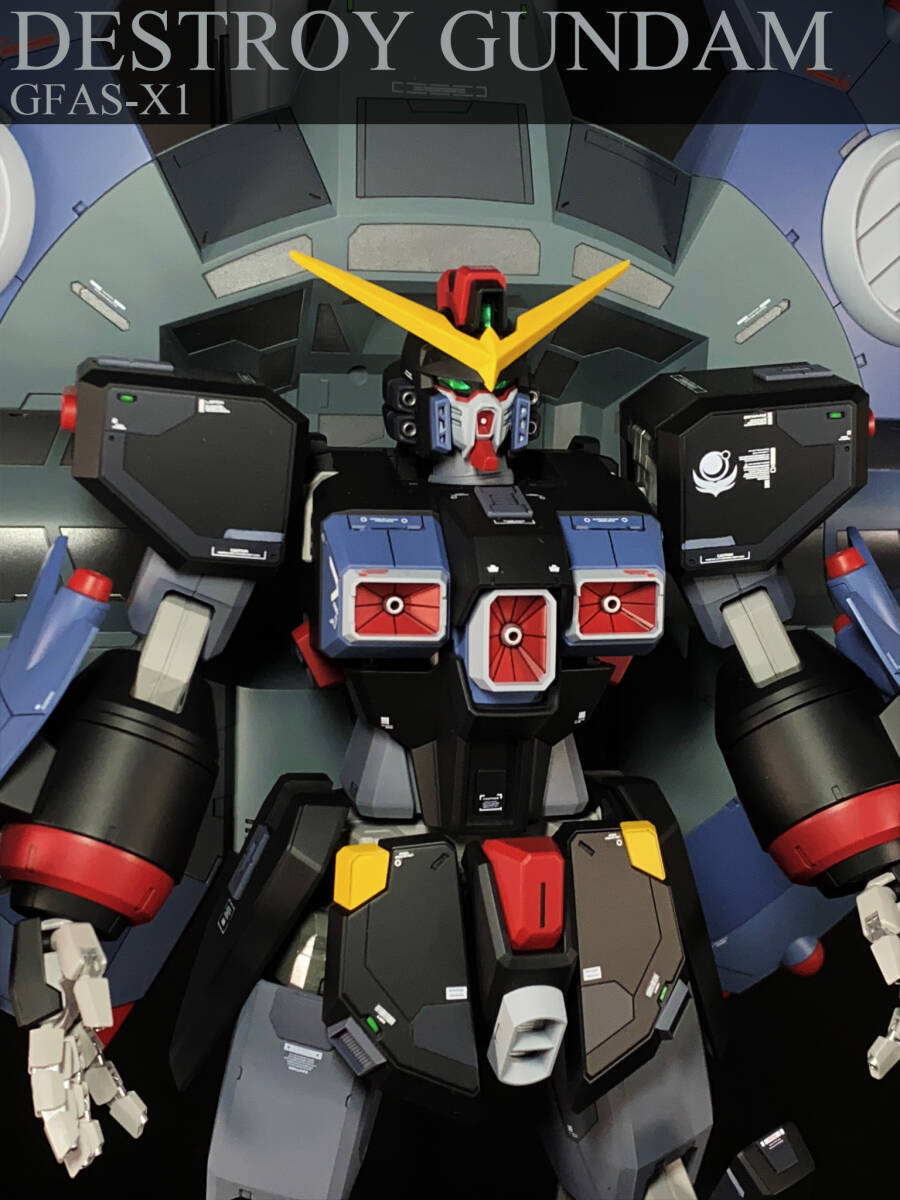Yahoo!オークション - HG 1/144 デストロイガンダム 改修塗装 Yahoo!オークション - HG 1/144 デストロイガンダム 改修塗装