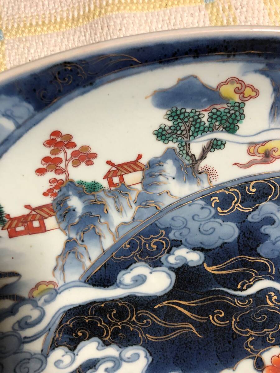 引取限定 超希少古伊万里色絵大皿 引取限定 超希少古伊万里色絵大皿