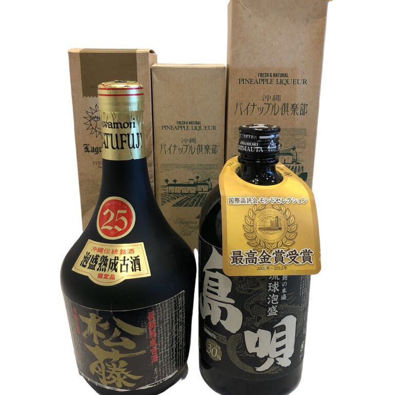 稀少!古酒 長期保管品 泡盛 5点セット Yahoo!オークション - 1円スタート 古酒 お酒5本まとめ 沖縄