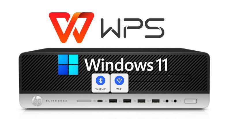 D322/HP 800G5 SF/Corei5-9500/メモリ16GB/M.2 NVME256+3.5HDD 1TB/Office WPS/Win11Pro/無線Wi-Fi+Bluetoothの画像1