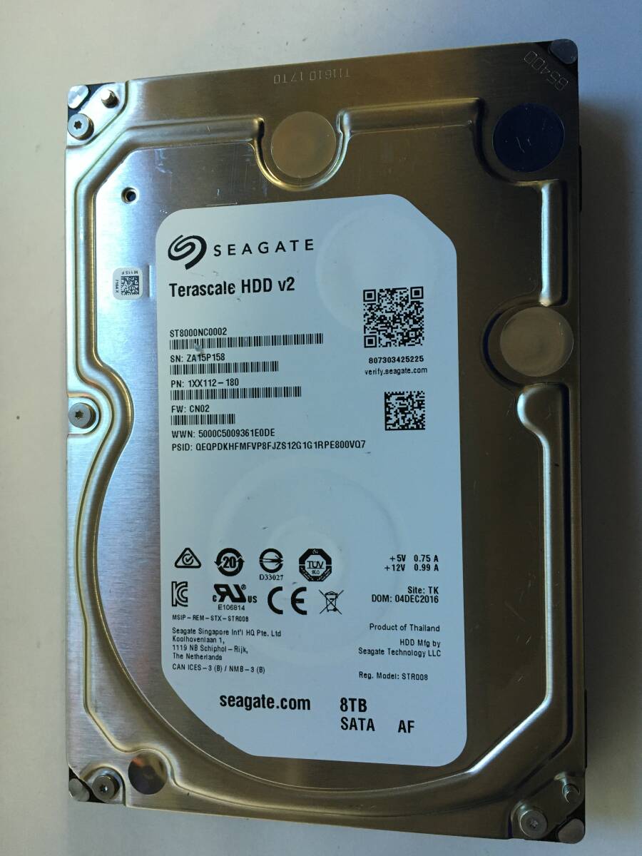 Seagate 8TB Terascale Enterprise HDD 7200RPM 3.5"; SATA / № 20_画像2