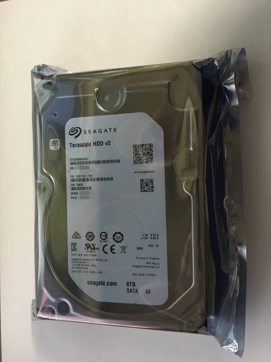 Seagate 8TB Terascale Enterprise HDD 7200RPM 3.5"; SATA / № 26_画像1