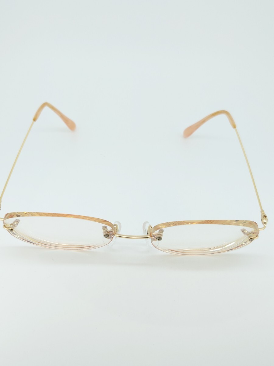 MIKI メガネ 眼鏡 フレーム ゴールド k18PG BHO_画像7