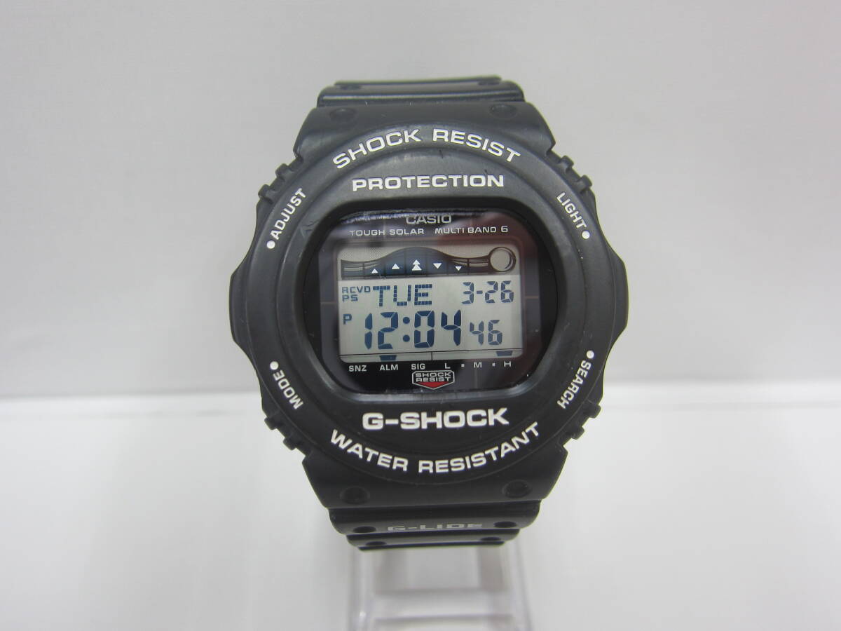 3E393MZ◎カシオ CASIO G-SHOCK/Gショック ジーショック スポーツライン G-LIDE タフソーラー GWX-5700CS　メンズ　腕時計　稼働品◎中古_画像1