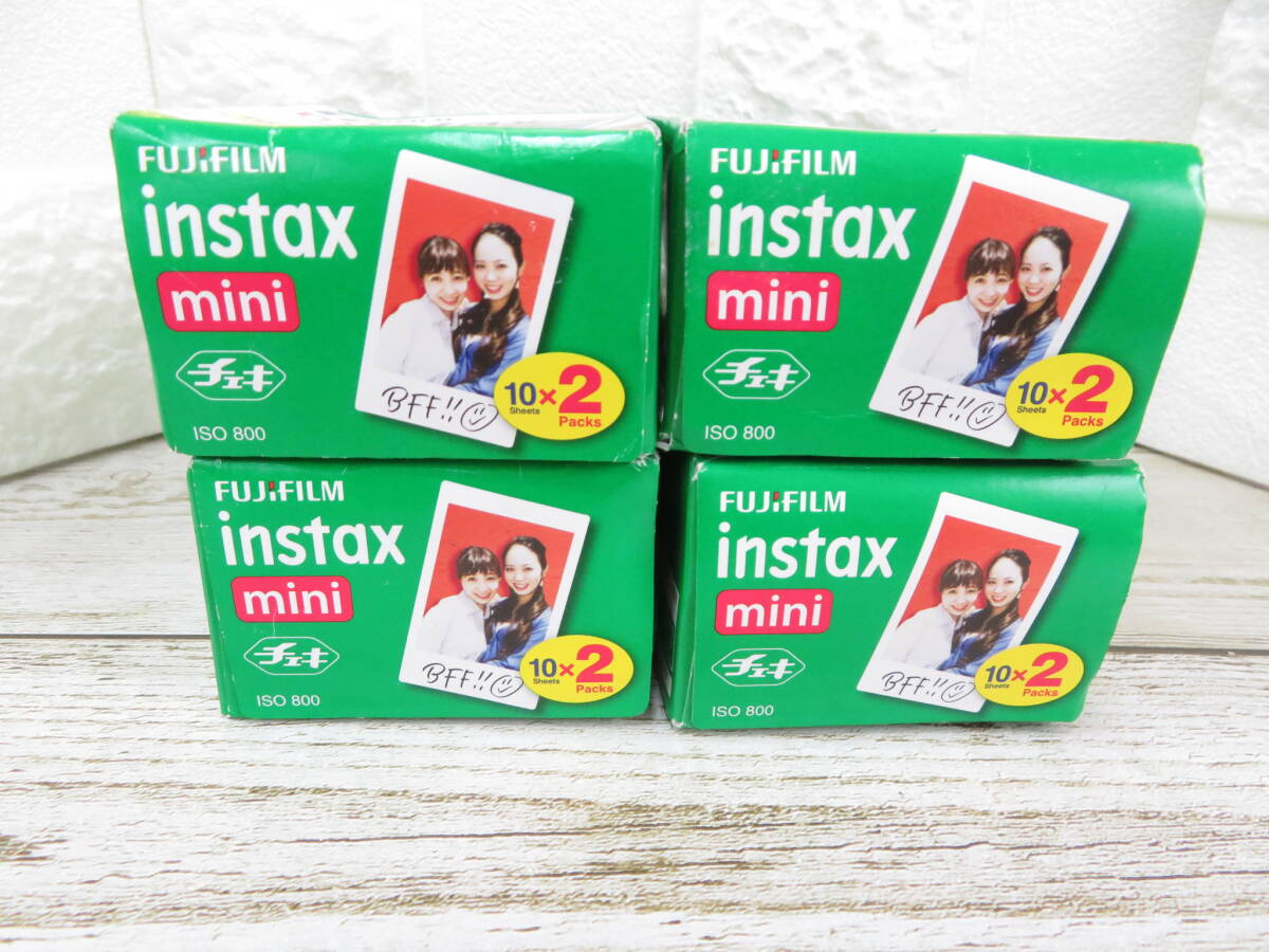 3J428EZ* expiration of a term Fuji film Fujifilm Cheki instax mini instant film total 4 point (8 pack )* unopened goods 