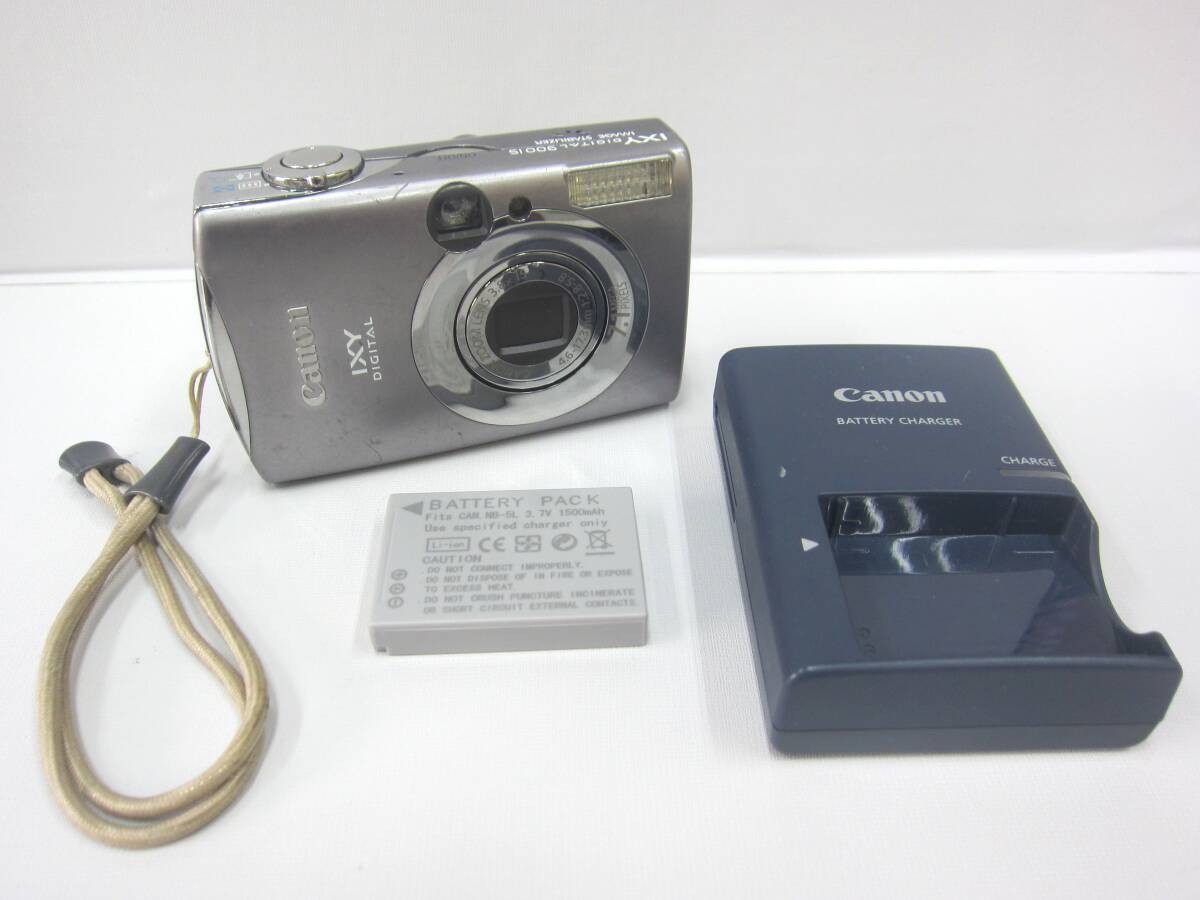 3E484◎Canon キヤノン PC1209 IXY DIGITAL 900 IS コンパクトデジタルカメラ デジカメ　シルバー◎中古_画像1