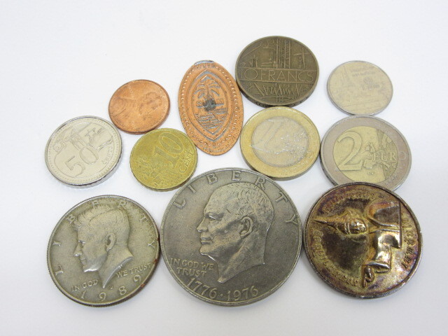 3D456◎日本硬貨 外国硬貨 古銭 コイン 旧硬貨 まとめ売り 約5kg 現状渡し◎中古_画像3