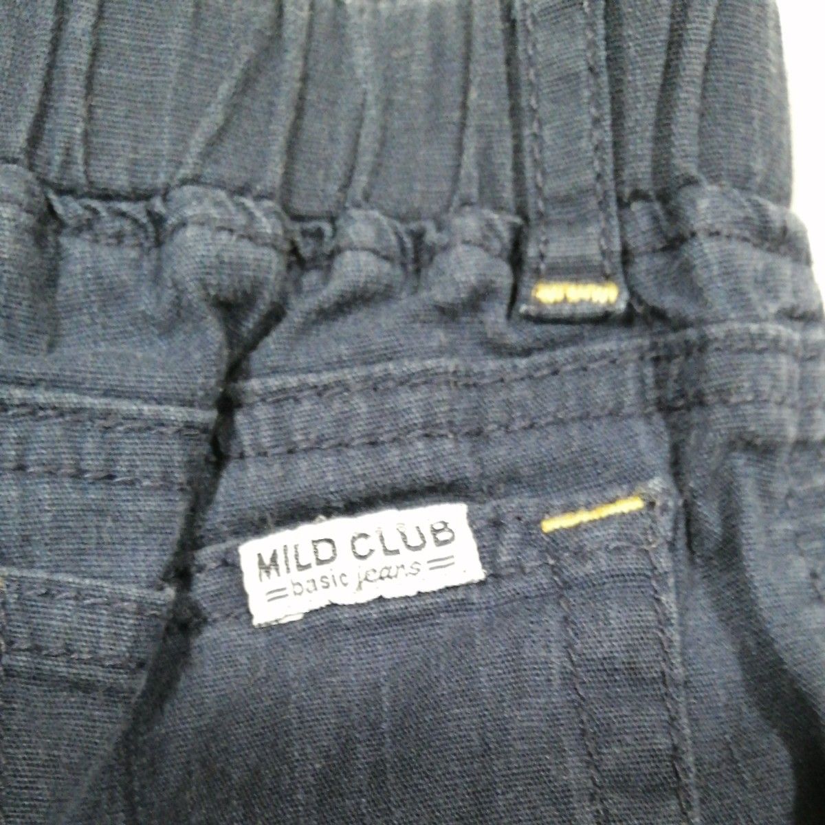 100サイズ ボトムス ズボン  MILD CLUB ハーフパンツ 半ズボン BASIC JEANS