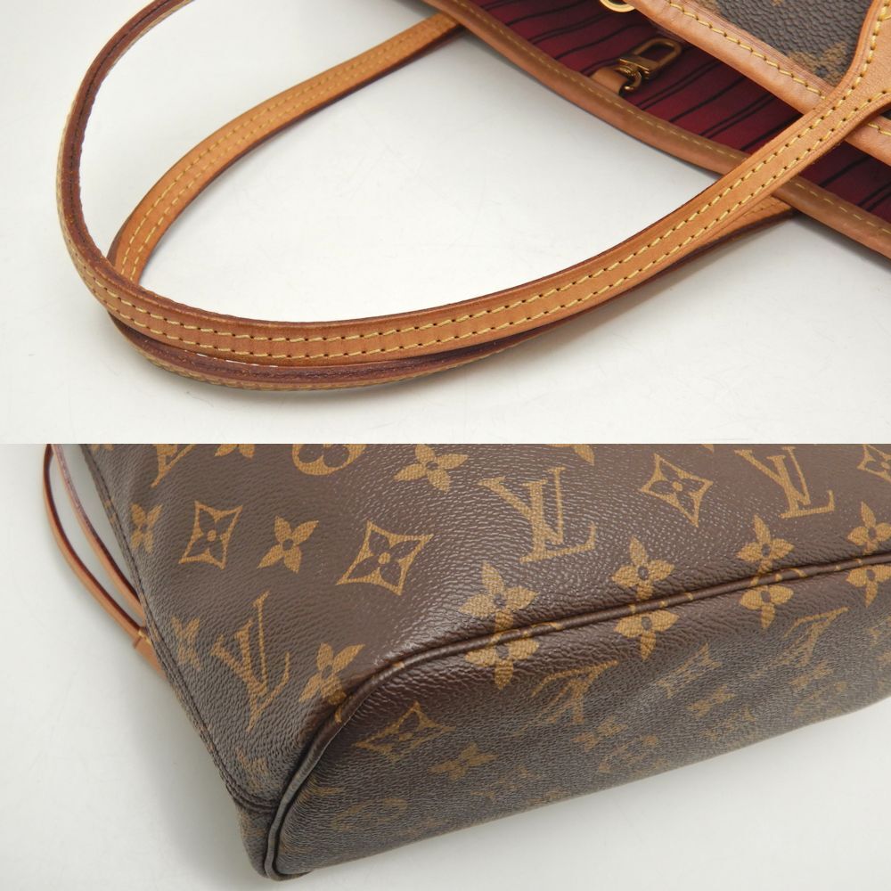 LOUIS VUITTON ルイヴィトン モノグラム ネヴァーフルPM M41245 トートバッグ ブラウン/251584【中古】_画像5