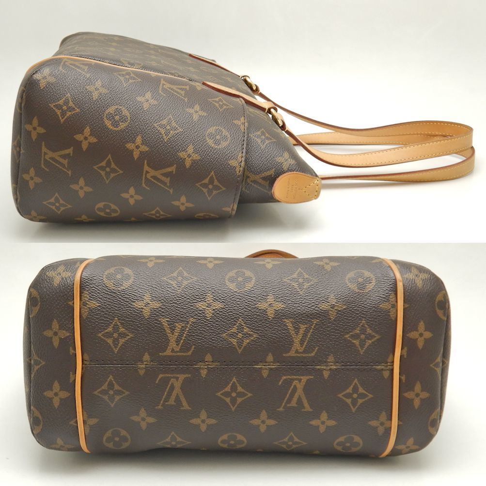 LOUIS VUITTON ルイヴィトン モノグラム トータリーPM M56688 トートバッグ ブラウン/251547【中古】_画像4