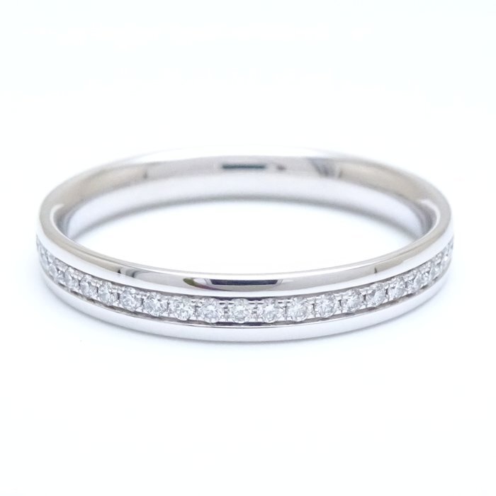 TIFFANY&Co. Tiffany me Toro ring ring full Eternity diamond 13 number K18WG white gold /291479[ used ]