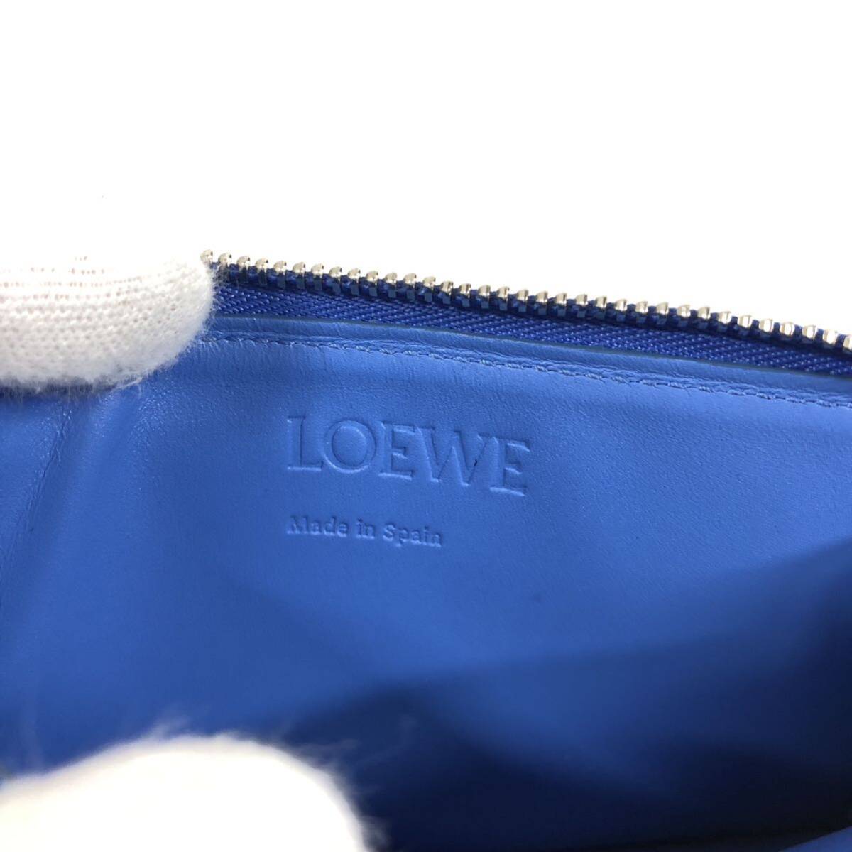 【ロエベ】基準内 LOEWE コインカードホルダー パズル アナグラム コインケース 財布 カードケース レザー メンズ スペイン製 送料520円_画像7