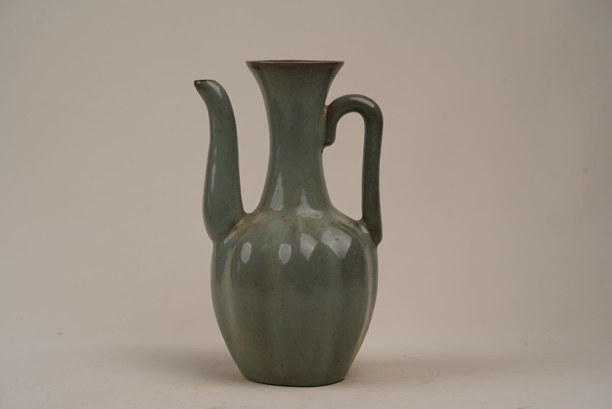 大人上品なおすすめコーデ 時代物 古美術 急須 汝窯 青磁 唐物 中国古玩 古玩 宋 - 宋