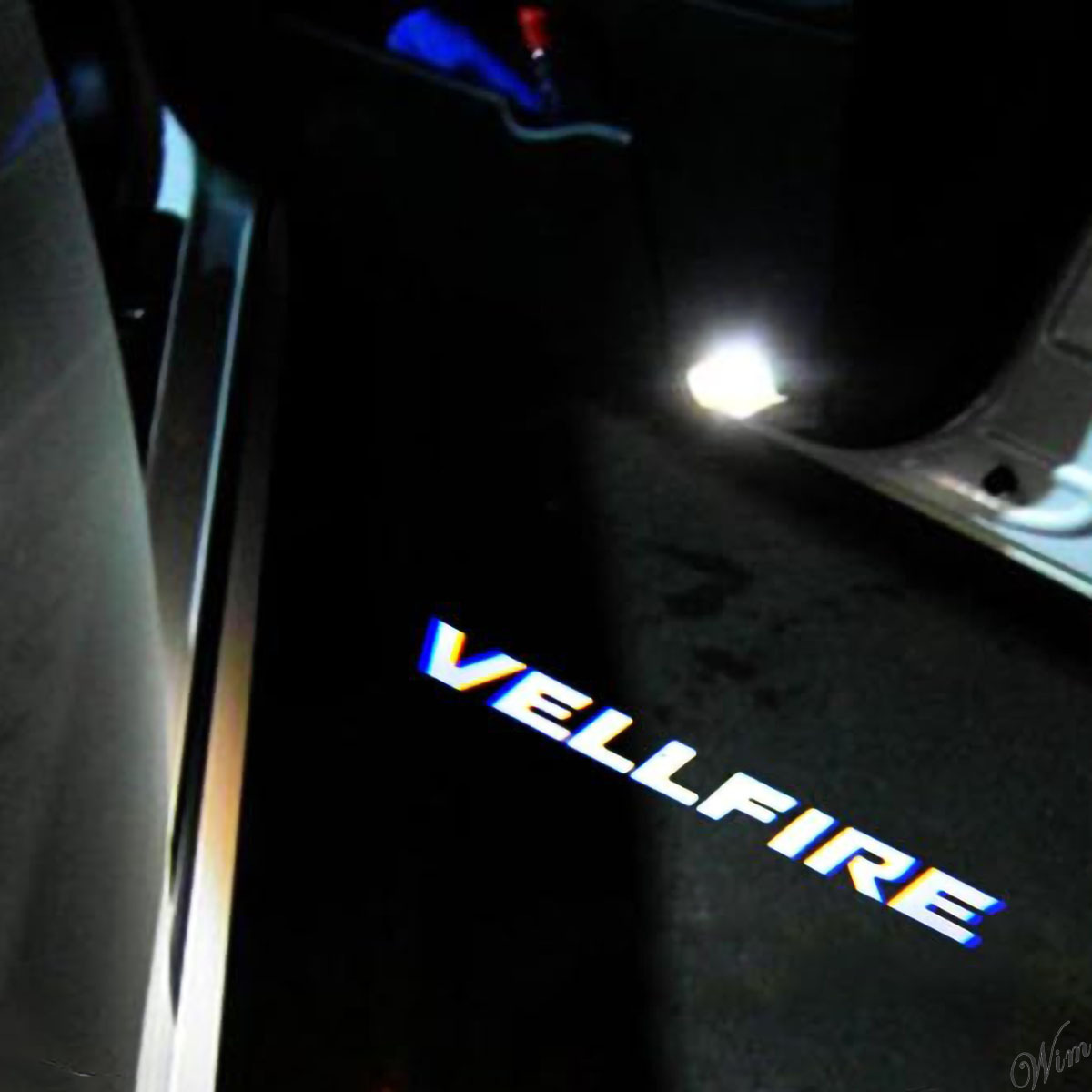 ◆ヴェルファイア3代目専用◆ カーテシライト 2個セット バルブ LED ガラスクォーツレンズ 簡単取付 ドアランプ 自動車 パーツ 
