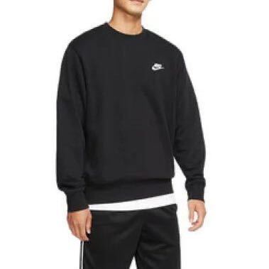 送料込み　新品 ナイキ NIKE メンズ スウェット トレーナー クルースウェット XXL 2XLブラック 黒 税込6,380円_画像4