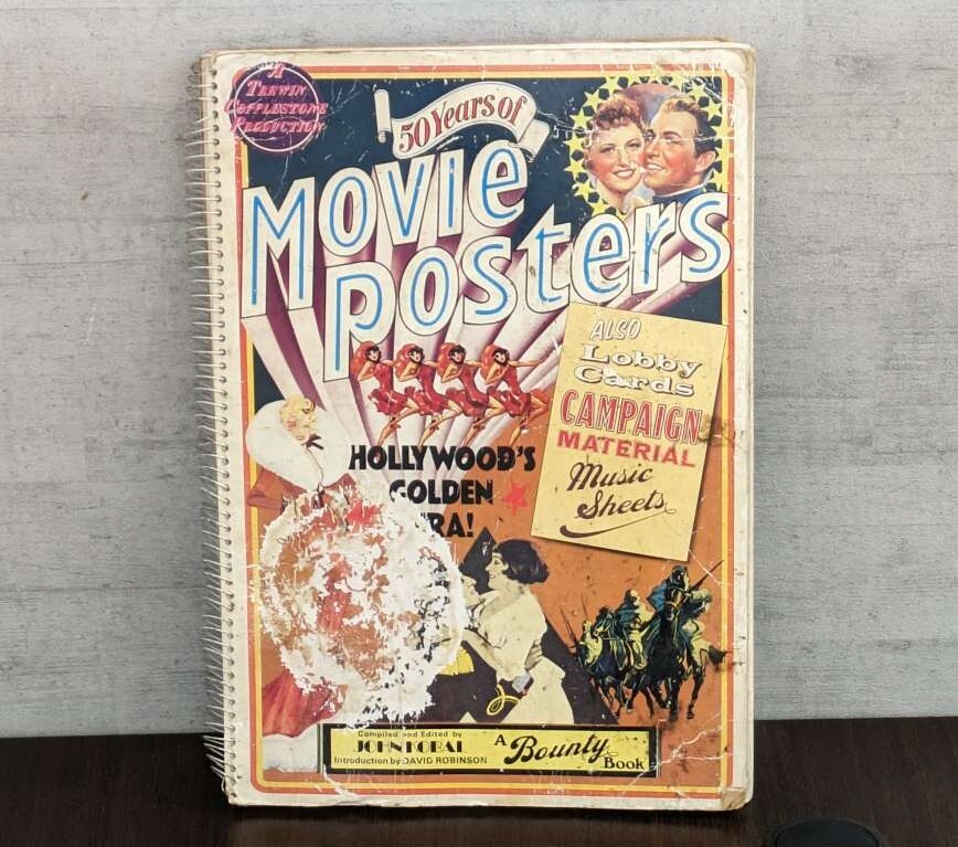 #12453 【 アンティーク 】 ハリウッド 映画 ポスター 米国 ヴィンテージ 50Years of Movie Posters Vintage Hollywood 現状品_画像1