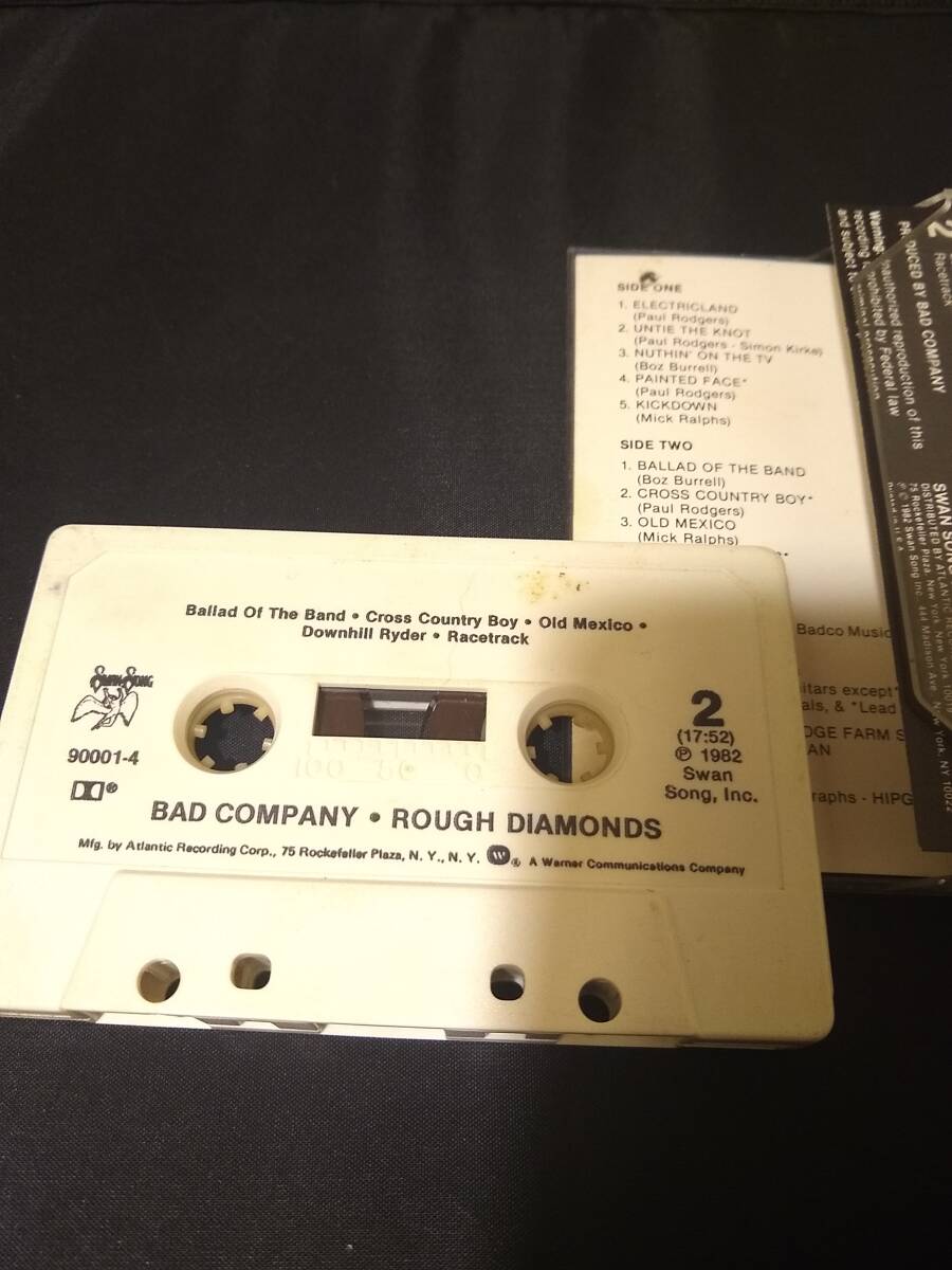 C9182　カセットテープ　バッドカンパニー　Bad Company / Rough Diamonds_画像2