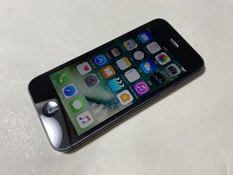 IG365 SoftBank iPhone5 16GB ブラック ジャンク ロックOFF_画像1