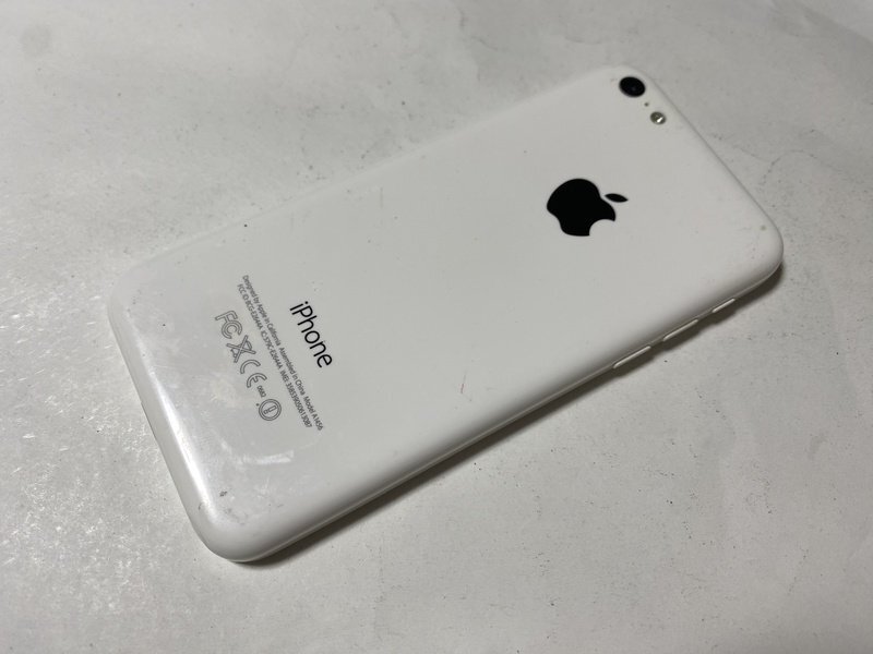 IG372 SoftBank iPhone5c 16GB ホワイト ジャンク ロックOFF_画像2