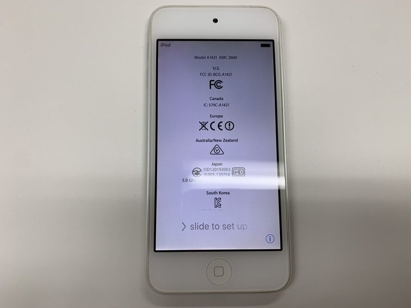 JI003 iPod touch 第5世代 A1421 シルバー 32GB ジャンク_画像3