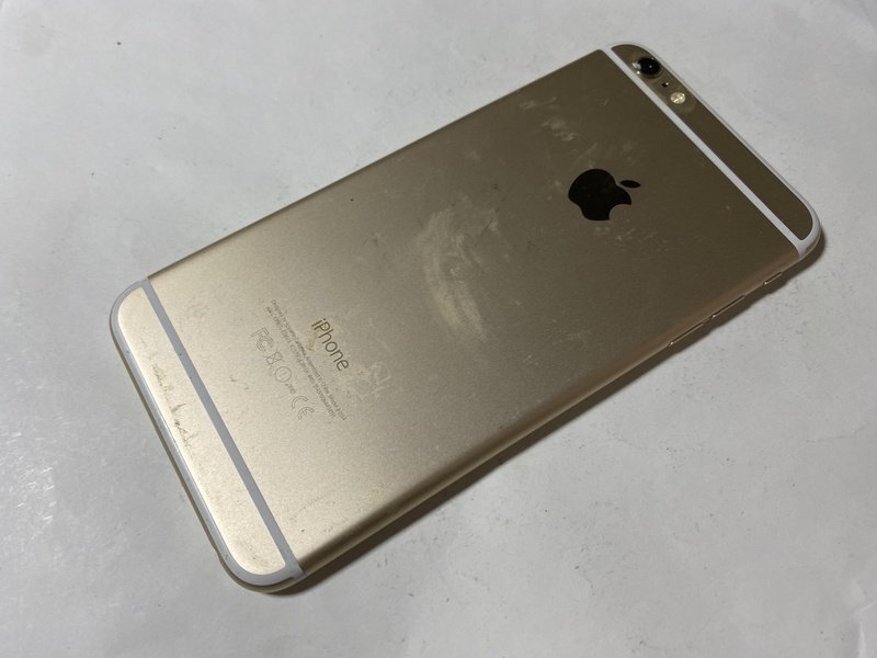 IG612 SoftBank iPhone6Plus 16GB ゴールド ジャンク ロックOFFの画像2