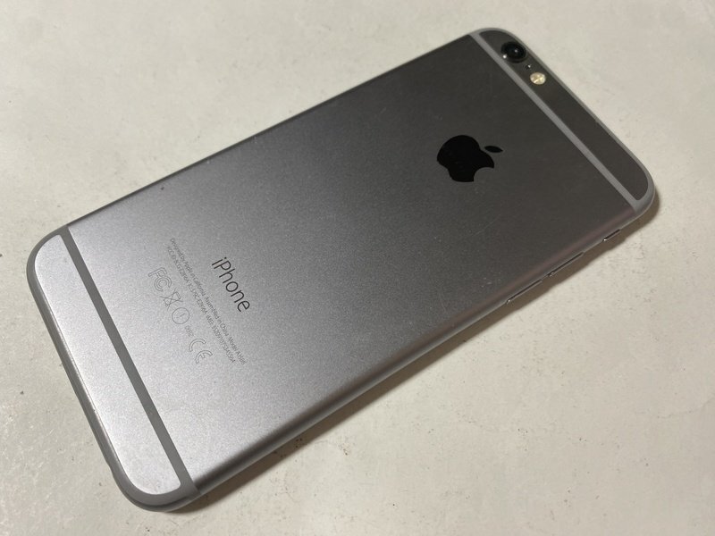 IG605 SoftBank iPhone6 64GB スペースグレイ ジャンク ロックOFFの画像2