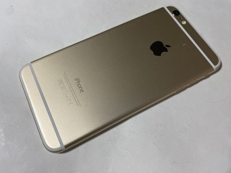 IG614 SoftBank iPhone6Plus 128GB ゴールド ジャンク ロックOFFの画像2