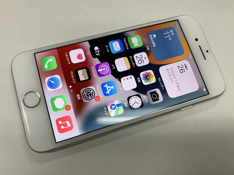 JI634 SIMフリー iPhone8 シルバー 64GB_画像1