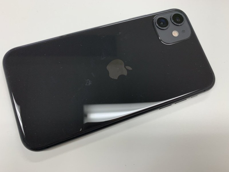 JI871 SIMフリー iPhone11 ブラック 128GB ジャンク ロックOFFの画像2