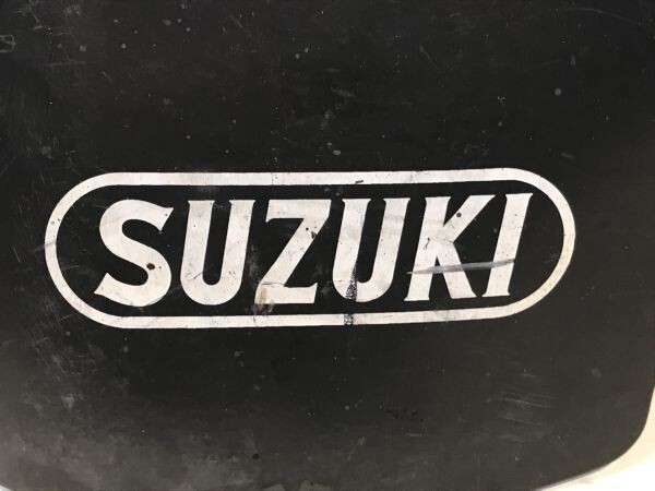 当時物!! SUZUKI ロゴ入り マッドフラップ イタリア製 泥除けスズキ GS400 GS750 GS1000 GT380 GT550 GT750 sの画像2