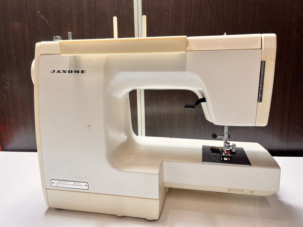 JANOME ジャノメ ミシン EXCEL 10 SP エクセル MODEL 631 ケース付き 現状品_画像6