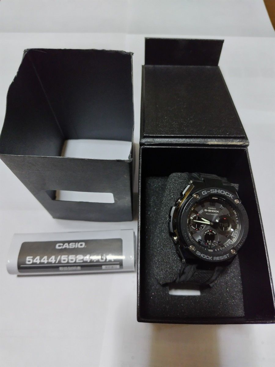 G-SHOCK GST-W100G-1BJF マルチバンド６ 電波受信 電波ソーラー G-STEEL   箱説付