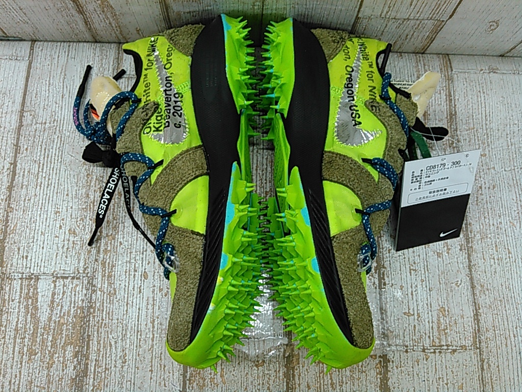 He380-187♪【80】未使用 NIKE×OFF WHITE W NIKE ZOOM TERRA KIGER 5 WMNS7.5 24.5cm ナイキ×オフホワイトの画像3