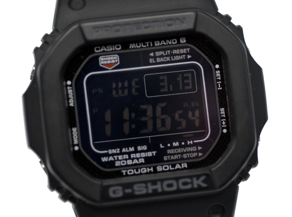 [美品] 稼働品【CASIO】 カシオ G-SHOCK GW-M5610BC-1JF マルチバンド6 電波 タフソーラー 動作OK 中古品 箱 保証書付_画像3