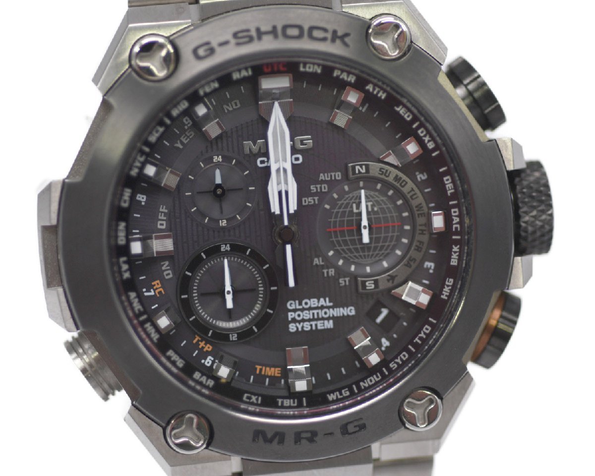 [極美品]【CASIO】カシオ G-SHOCK MR-G MRG-G1000D-1AJR 電波ソーラー 最上級ライン 箱 保証書 2コマ付 定価28.6万 極美品_画像3