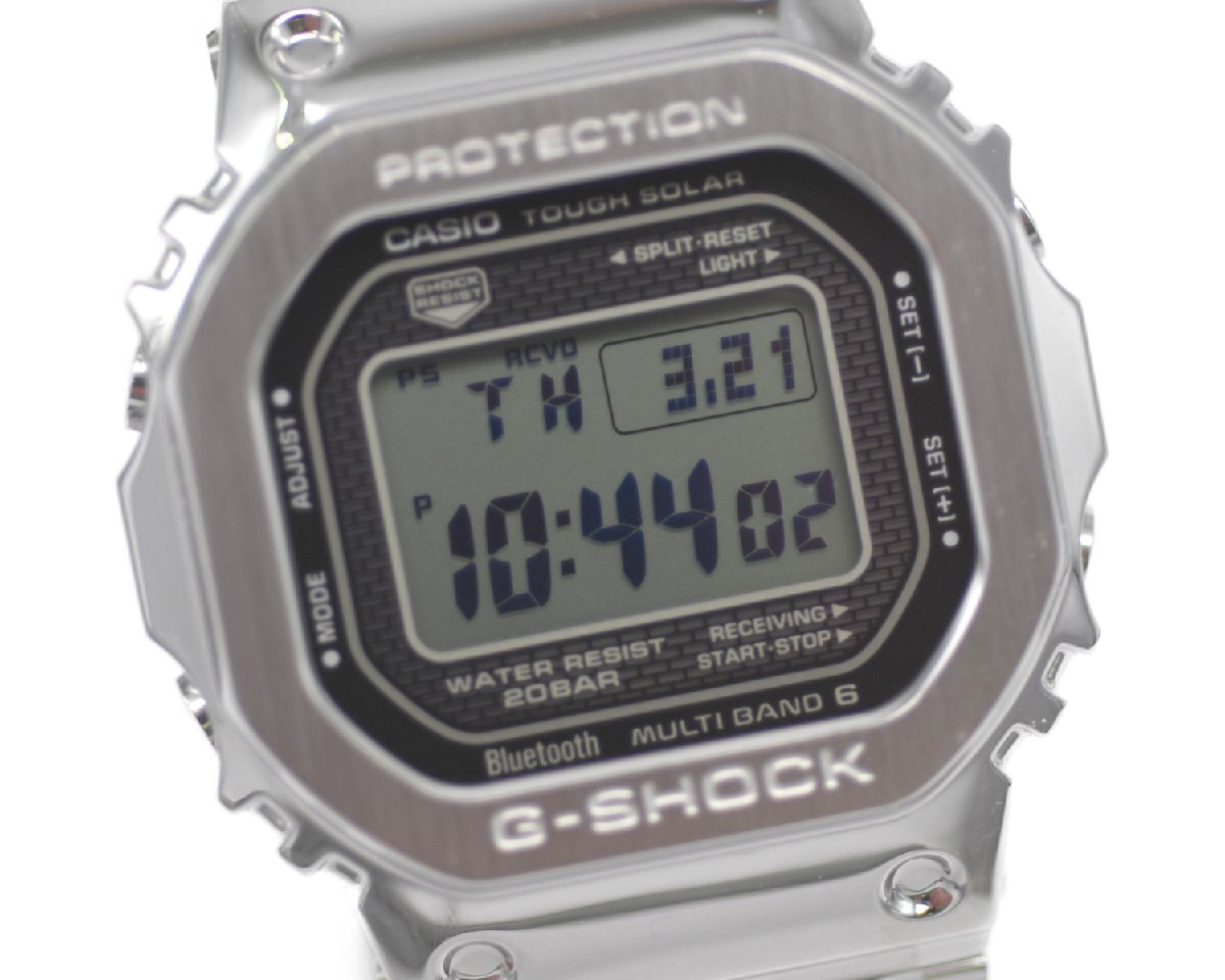 [未使用品] 稼働品【CASIO】カシオ G-SHOCK GMW-B5000D-1JF マルチバンド6 電波ソーラー Bluetooth 動作OK 箱 保証書 未使用品_画像2